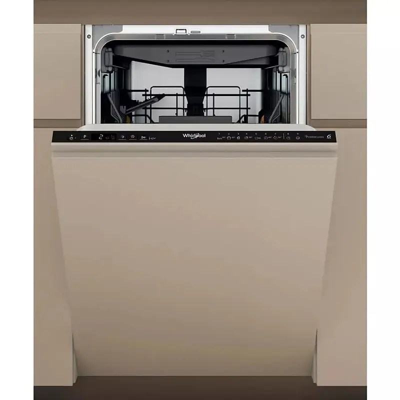 Lave-vaisselle encastrable Whirlpool 45 cm : option pour cuisine d'extérieur Nox