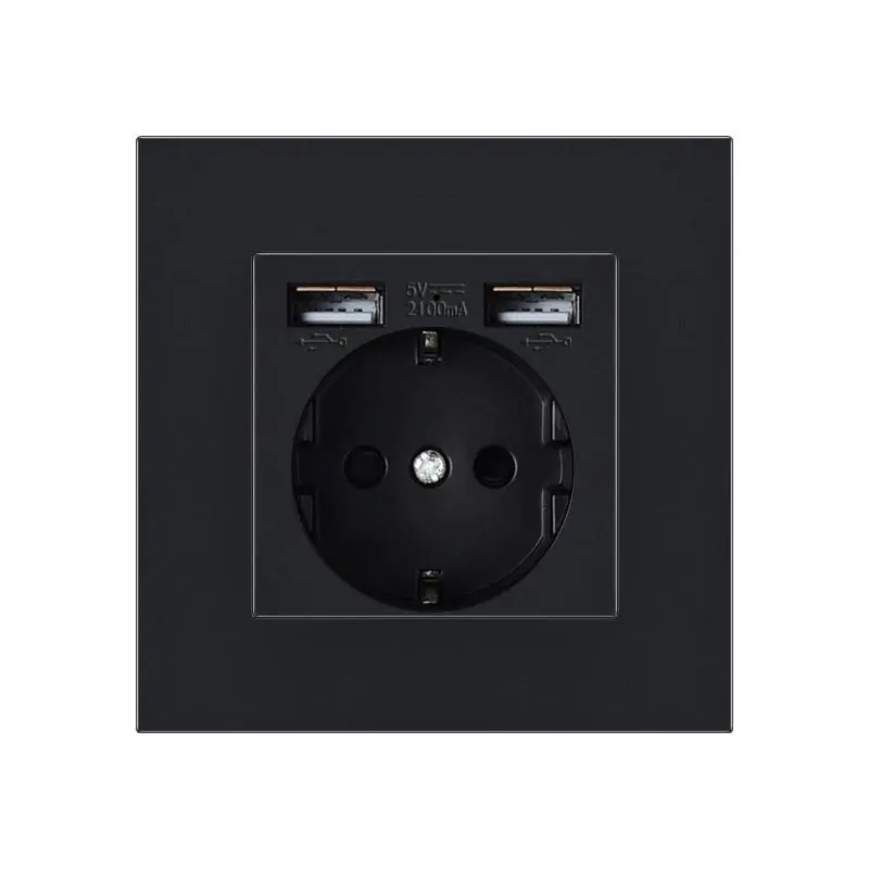 Prise noire double USB : option pour cuisine d'extérieur Nox